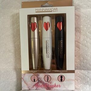 Manna Kadar Beauty Heartbreaker Lash Set - Gold, White, Black